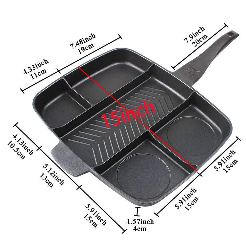 5in1 Non-Stick Multi Grill Pan - MaviGadget