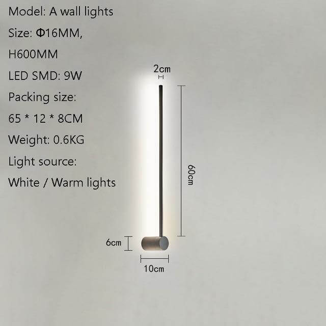 Elegant Vertical Atmospheric Floor Lamp - MaviGadget