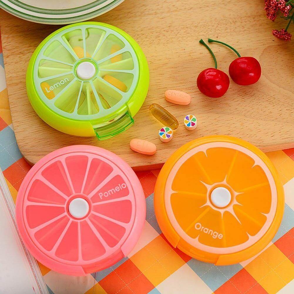 2pcs Weekly Rotating Pill Box Organizer - MaviGadget