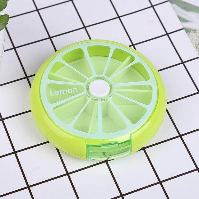 2pcs Weekly Rotating Pill Box Organizer - MaviGadget