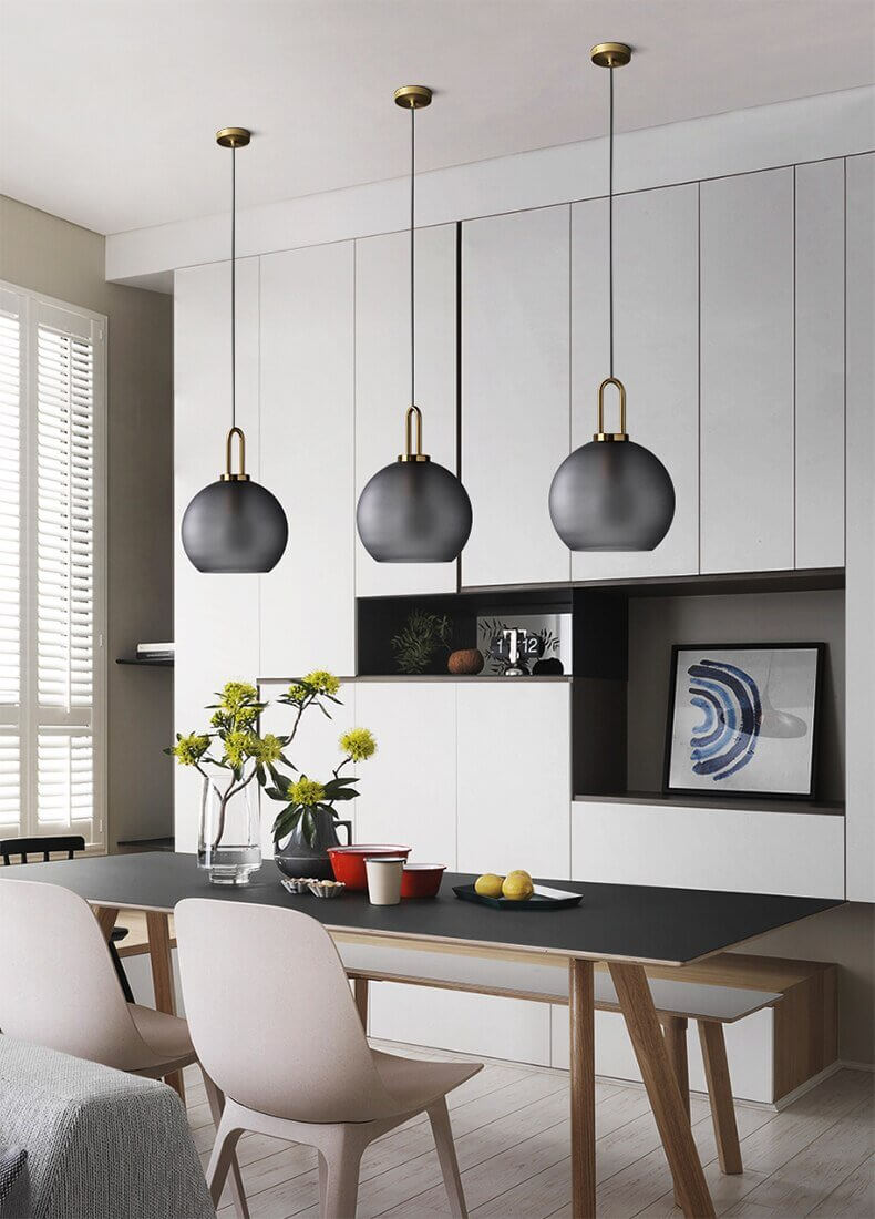 Modern Luxury American Glass Ball Chandelier - MaviGadget