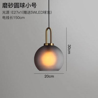 Modern Luxury American Glass Ball Chandelier - MaviGadget