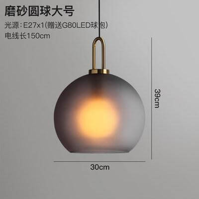 Modern Luxury American Glass Ball Chandelier - MaviGadget