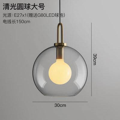 Modern Luxury American Glass Ball Chandelier - MaviGadget