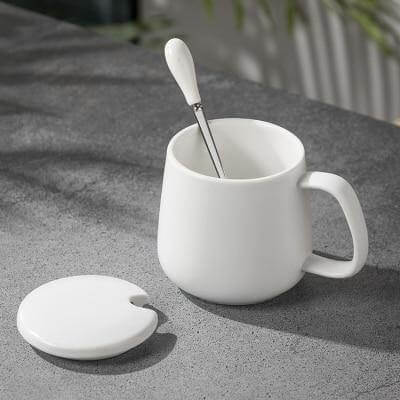 Elegant Marble Ceramic Coffee Mug Gift Set - MaviGadget