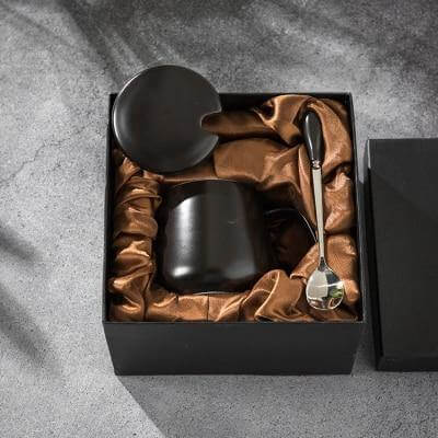 Elegant Marble Ceramic Coffee Mug Gift Set - MaviGadget