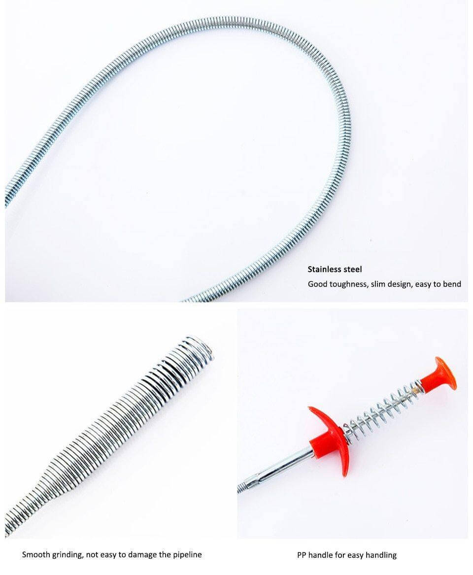 Elastic Clog Remover Drain Cleaning Stick Tool - MaviGadget