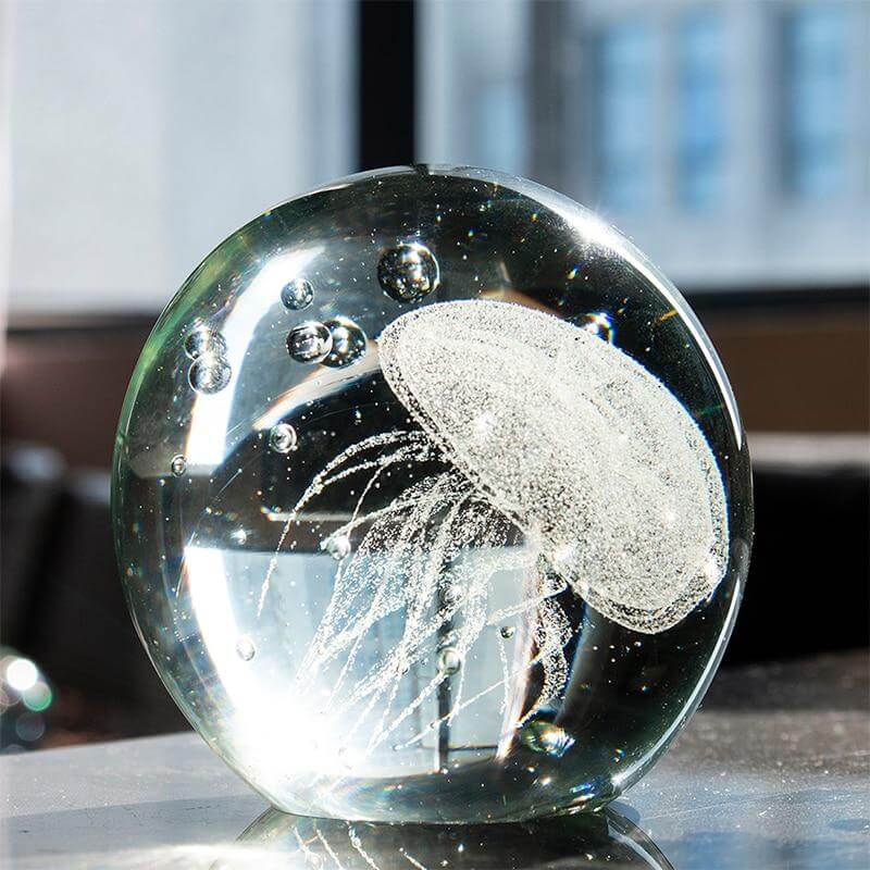 3D Glowing Jellyfish Sculpture Ornament - MaviGadget