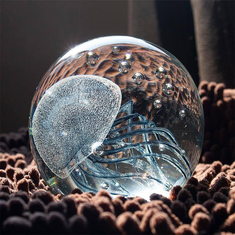 3D Glowing Jellyfish Sculpture Ornament - MaviGadget