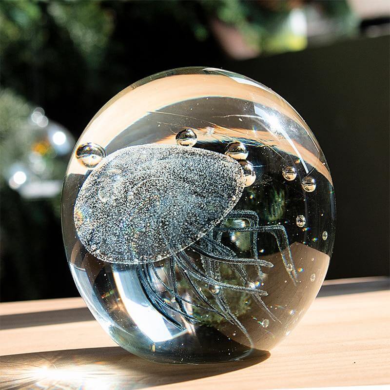 3D Glowing Jellyfish Sculpture Ornament - MaviGadget