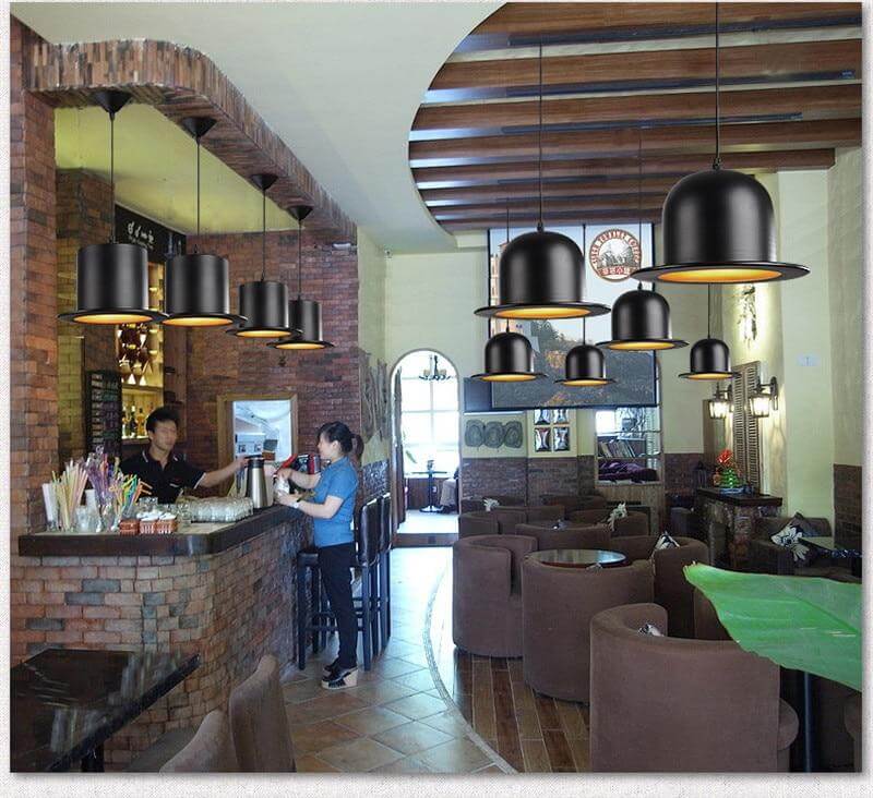 Modern Gentleman Hat Pendant Lamp - MaviGadget