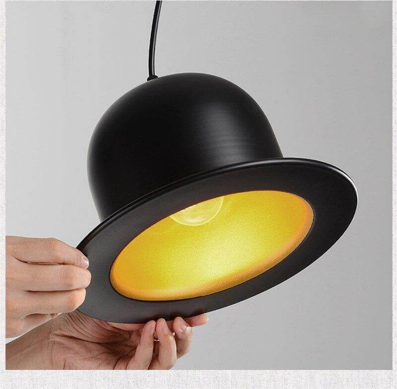 Modern Gentleman Hat Pendant Lamp - MaviGadget