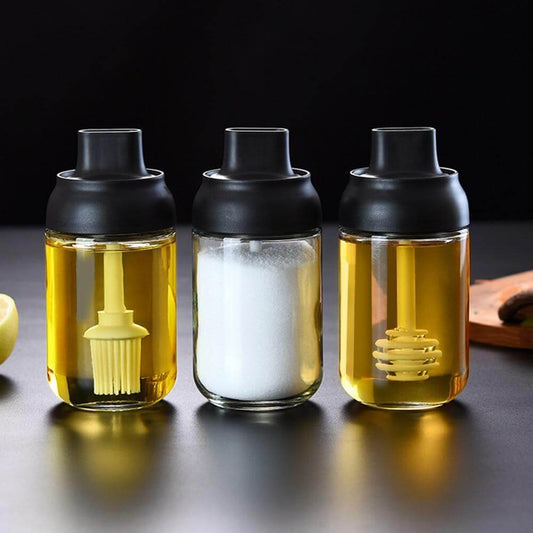 3 Style Oil and Seasoning Jars - MaviGadget