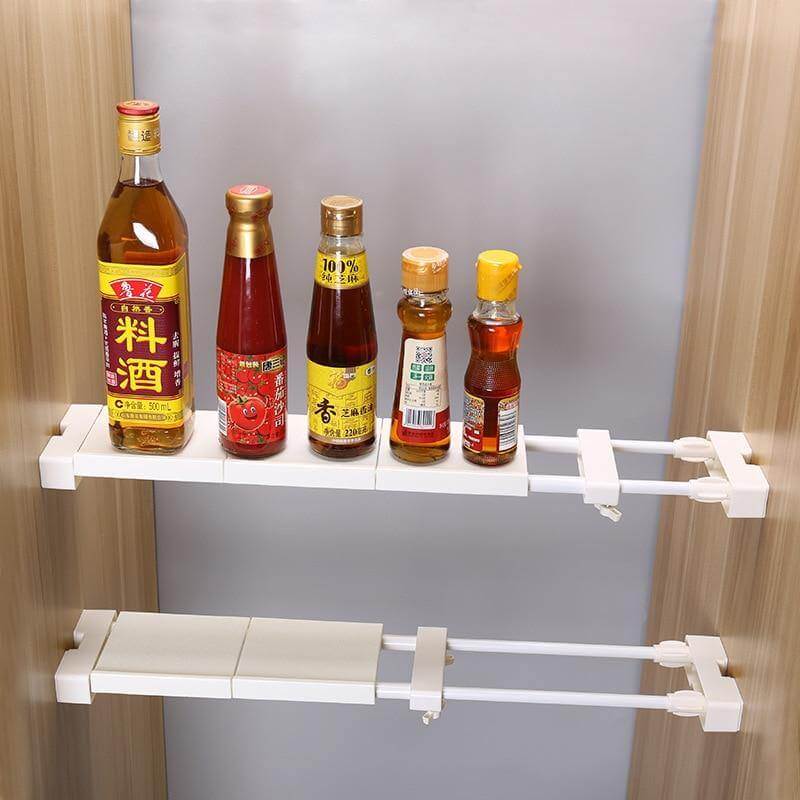 No-Drill Adjustable Kitchen Cabinet Organizer Rack - MaviGadget
