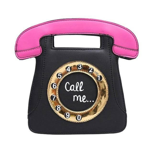 Telephone Shaped Women Retro Crossbody Handbag - MaviGadget