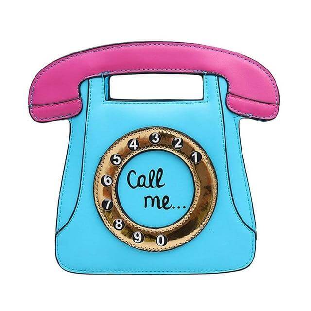Telephone Shaped Women Retro Crossbody Handbag - MaviGadget