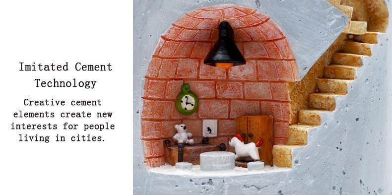Creative Cozy Minimal Animal Life Flower Pot - MaviGadget
