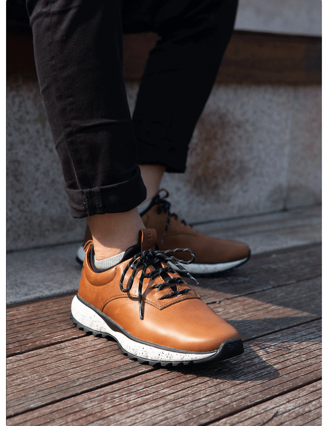 Leather Antibacterial Outdoor Casual Men Shoe - MaviGadget