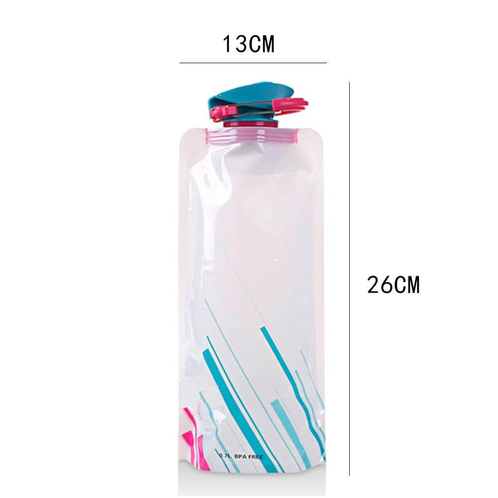Reusable Foldable Flexible Water Bottle - MaviGadget