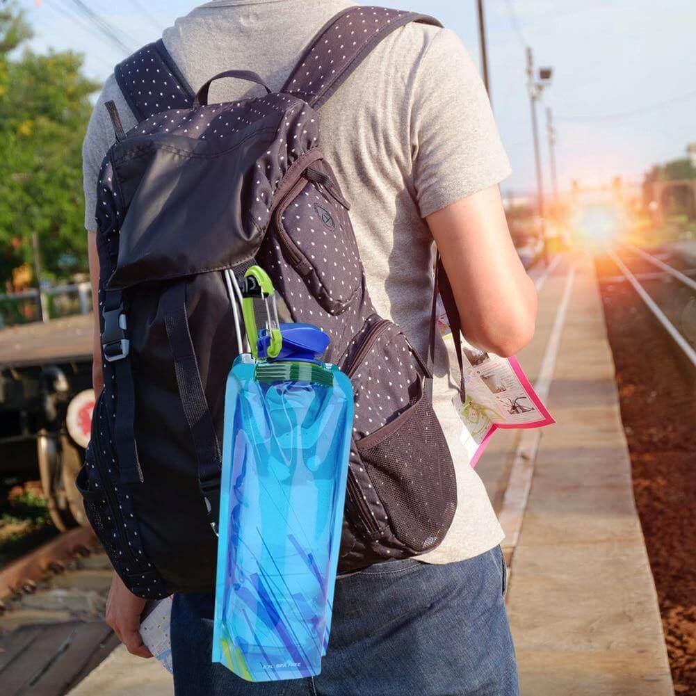 Reusable Foldable Flexible Water Bottle - MaviGadget
