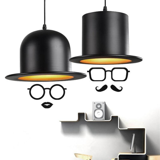 Modern Gentleman Hat Pendant Lamp - MaviGadget
