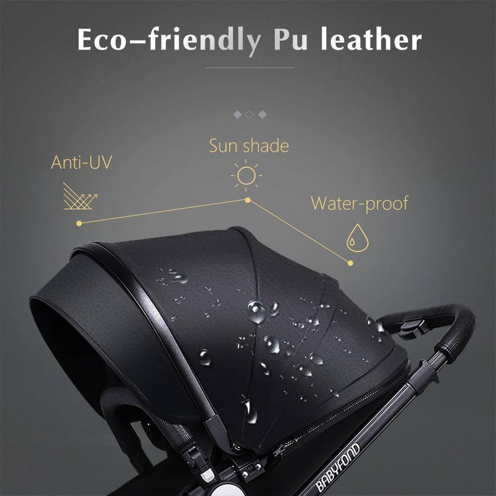 Modern Stylish Aluminium 3 in 1 Two way Baby Stroller - MaviGadget
