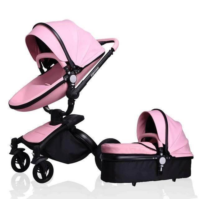Modern Stylish Aluminium 3 in 1 Two way Baby Stroller - MaviGadget
