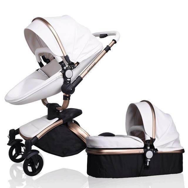 Modern Stylish Aluminium 3 in 1 Two way Baby Stroller - MaviGadget