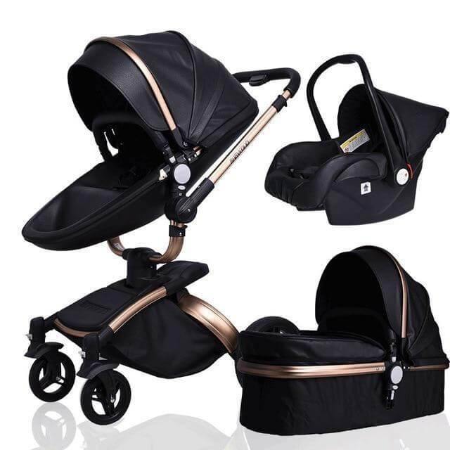Modern Stylish Aluminium 3 in 1 Two way Baby Stroller - MaviGadget
