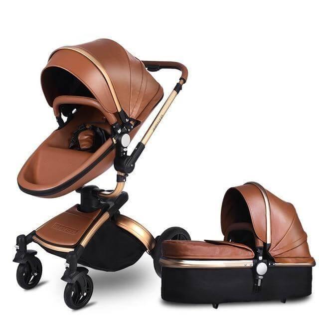 Modern Stylish Aluminium 3 in 1 Two way Baby Stroller - MaviGadget