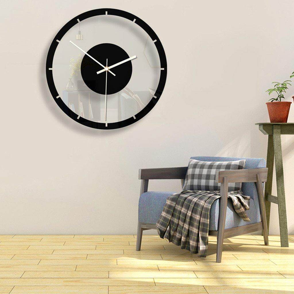 Acrylic Large Iron Retro Wall Clock - MaviGadget