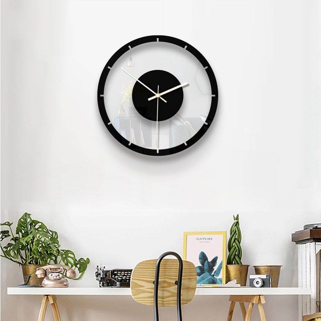 Acrylic Large Iron Retro Wall Clock - MaviGadget