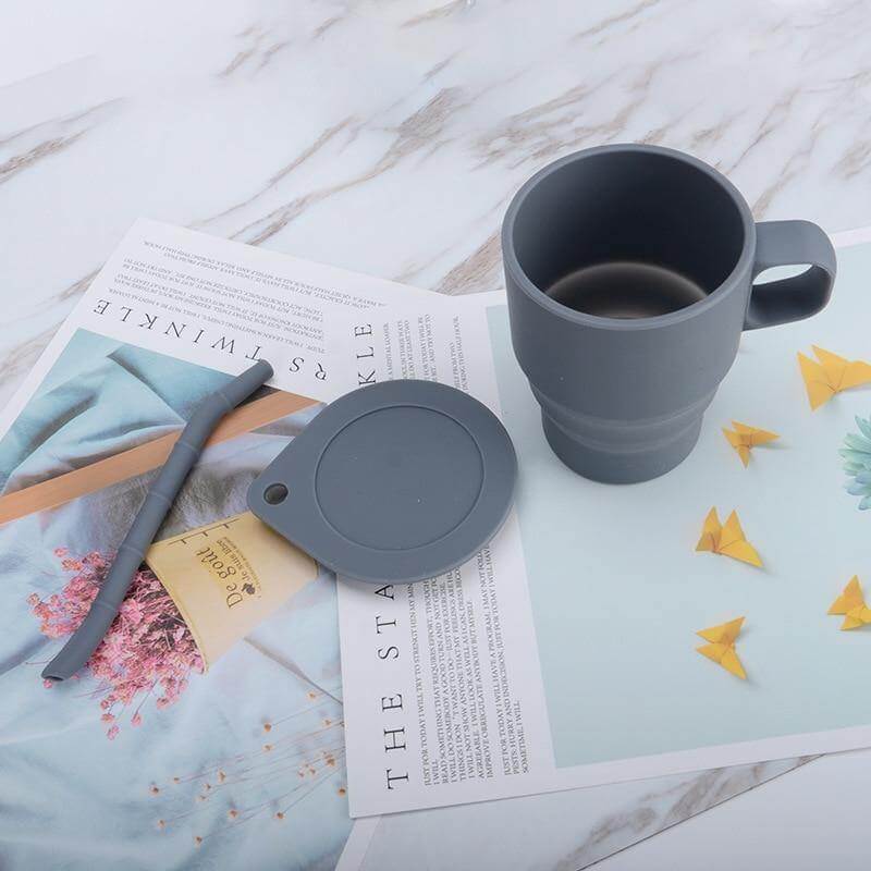 Earth-Friendly Reusable Creative Silicone Foldable Mug - MaviGadget