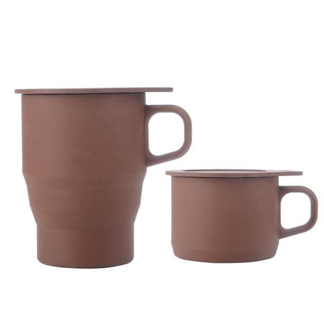 Earth-Friendly Reusable Creative Silicone Foldable Mug - MaviGadget