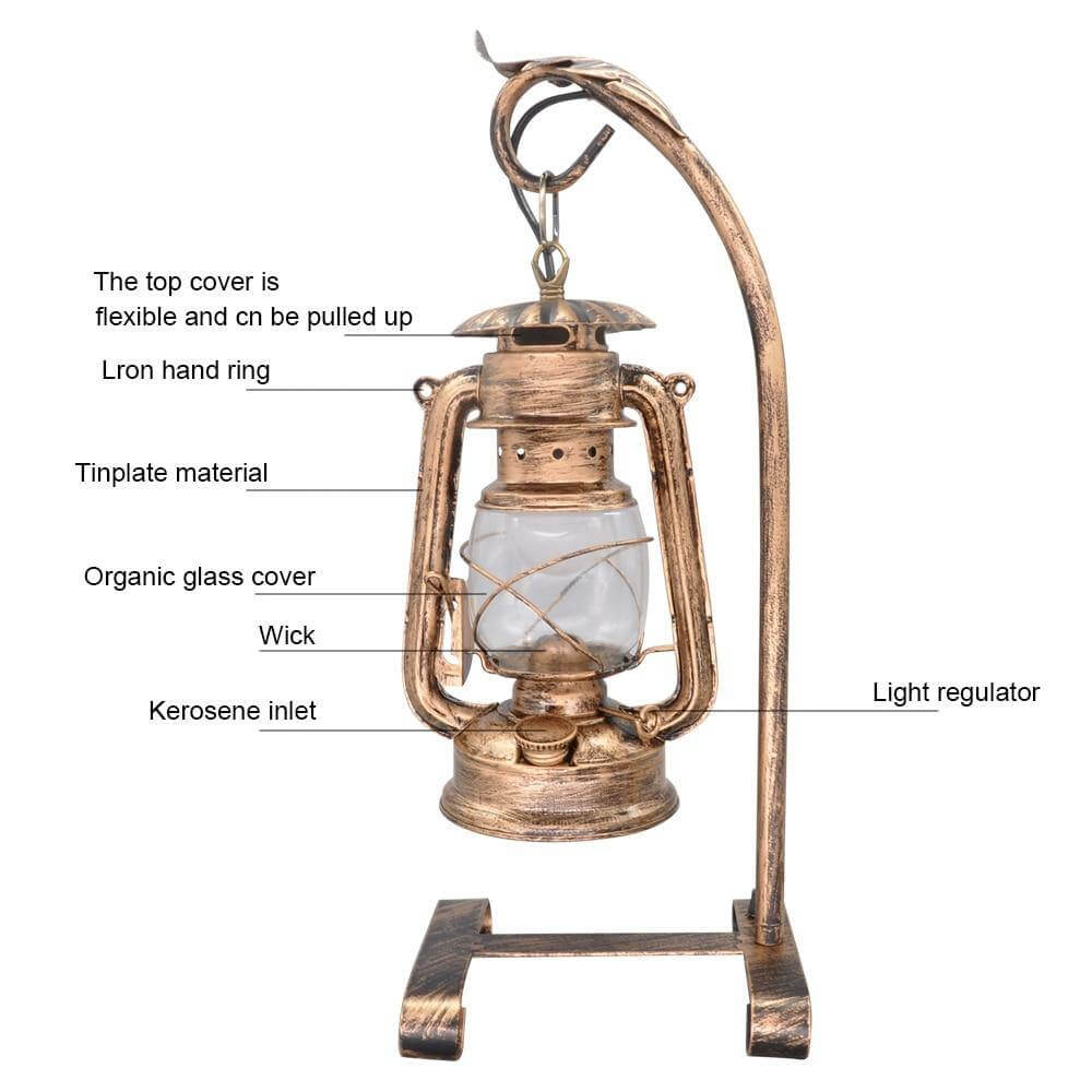 Vintage Table Otto Candle Lamp - MaviGadget