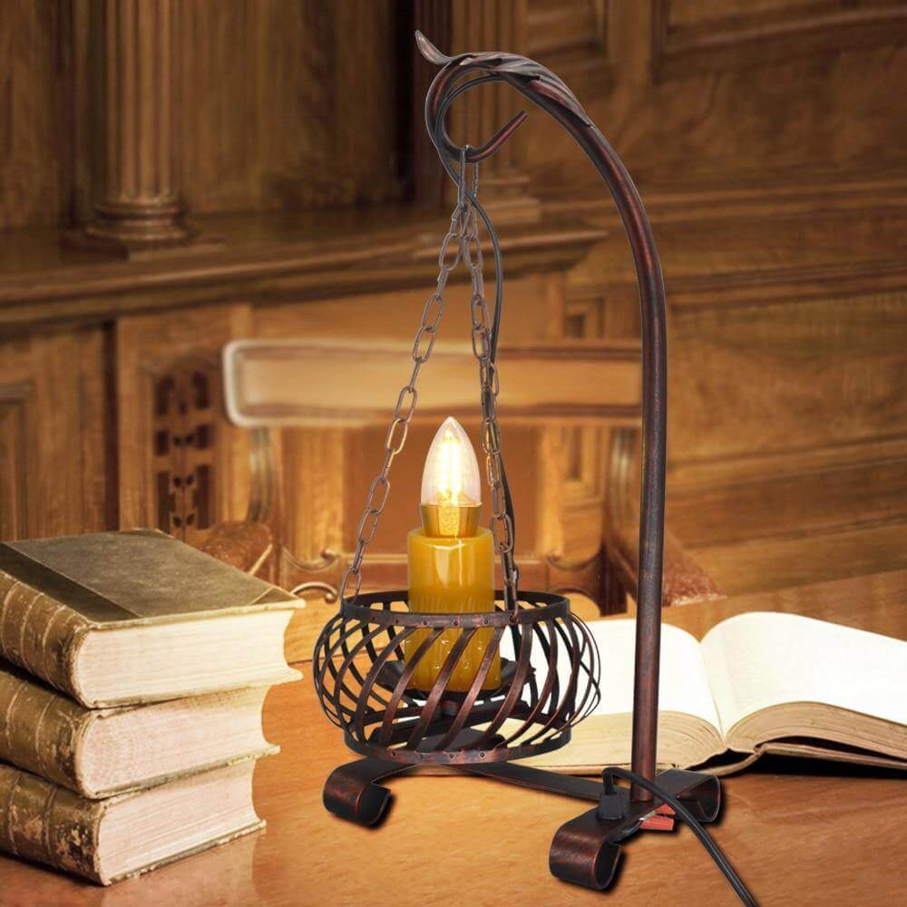 Vintage Table Otto Candle Lamp - MaviGadget