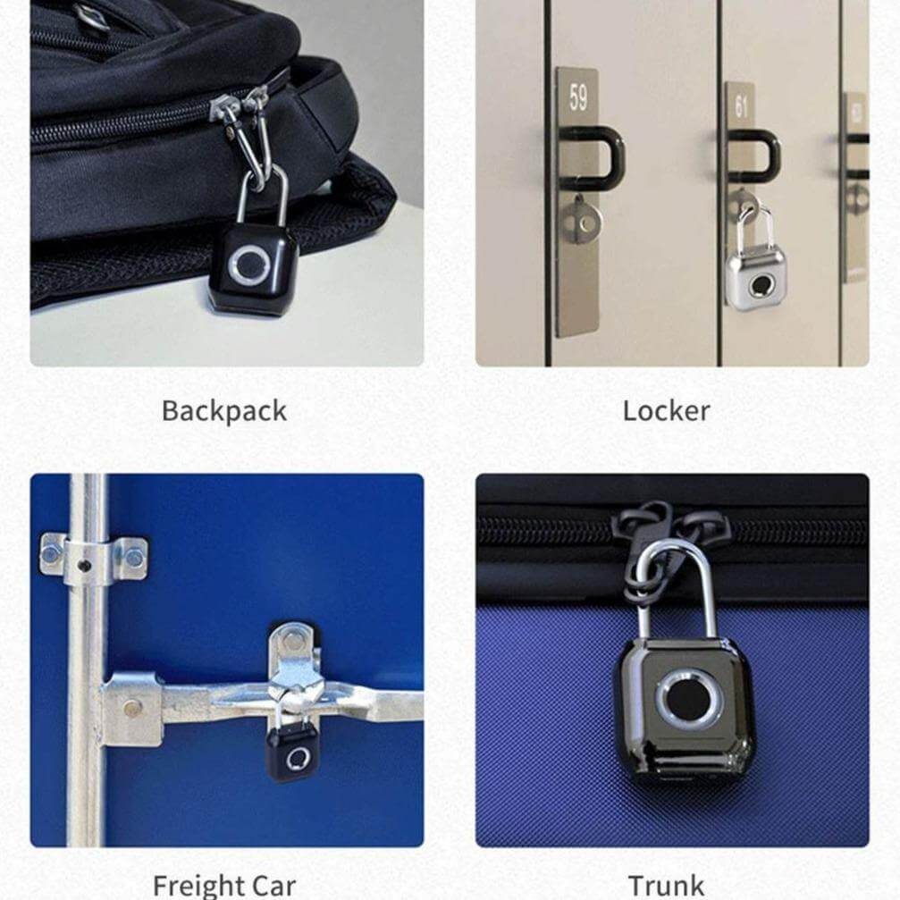 Smart Keyless Waterproof USB Fingerprint Lock - MaviGadget