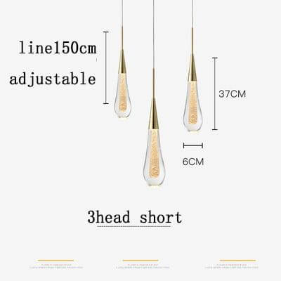 Melting Glass Crystal Luxury Pendant Lights - MaviGadget