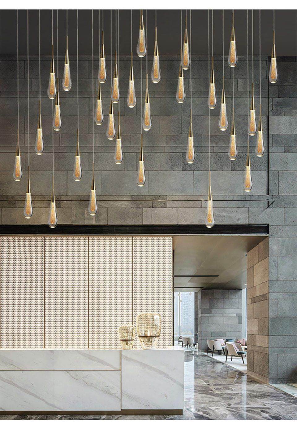 Melting Glass Crystal Luxury Pendant Lights - MaviGadget