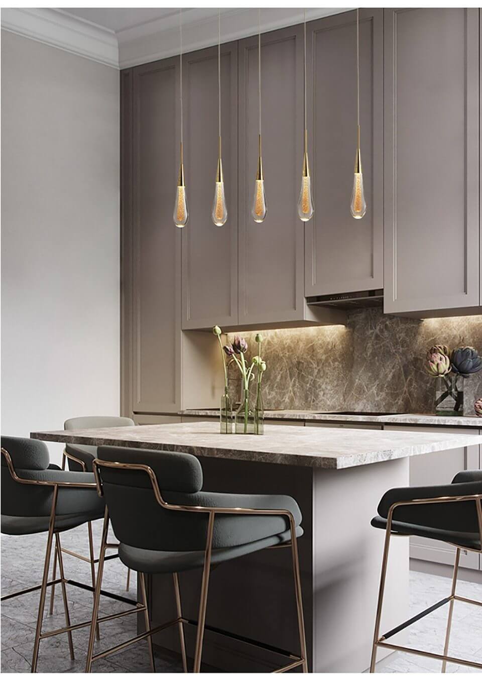 Melting Glass Crystal Luxury Pendant Lights - MaviGadget