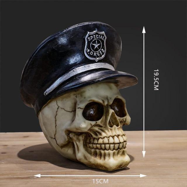 Skull Resin Skeleton Army Figurine Halloween Decoration - MaviGadget