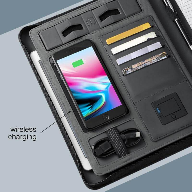 Business Manager Multifunctional Wireless Charging Notebook - MaviGadget