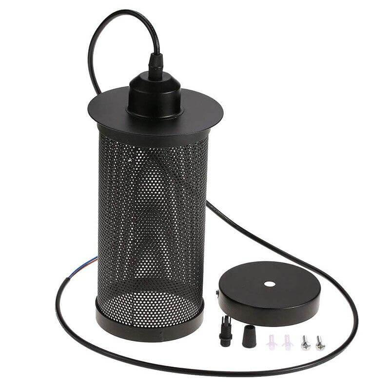 Nordic Loft Style Iron Cage Vintage Lamp - MaviGadget