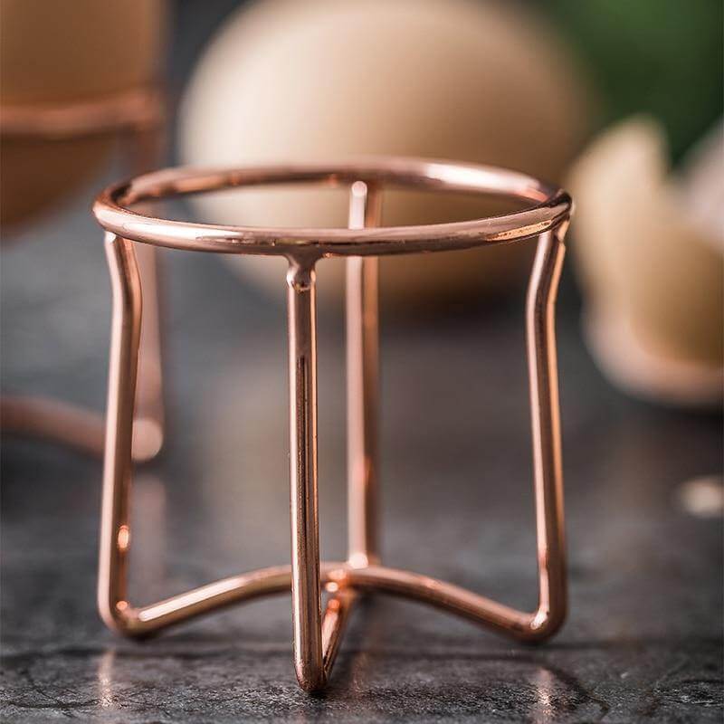 3pcs Elegant Metal Egg Holder - MaviGadget