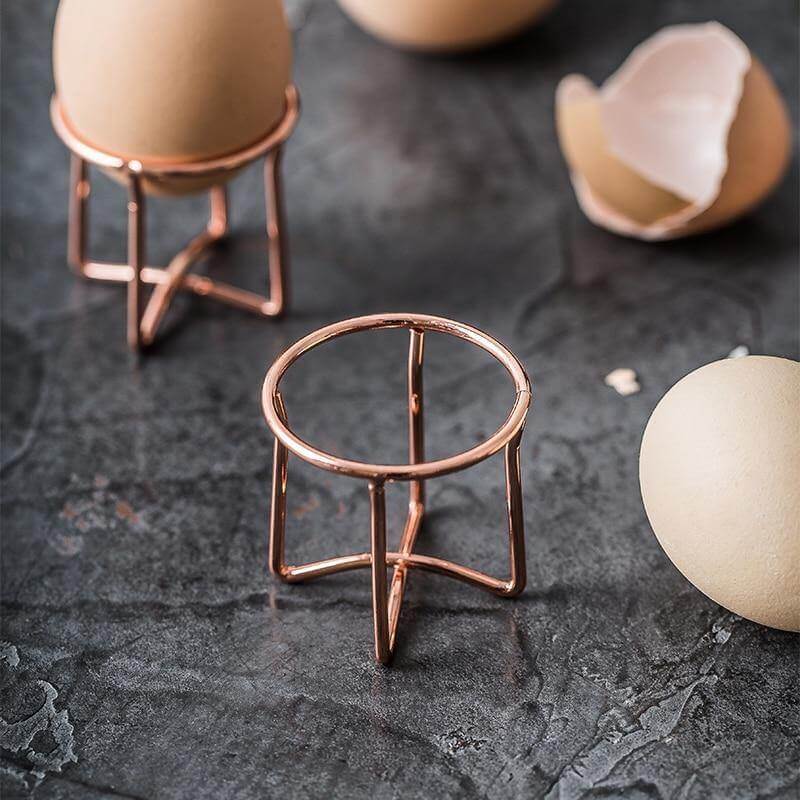 3pcs Elegant Metal Egg Holder - MaviGadget