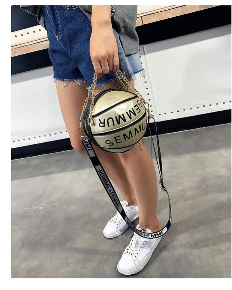 Creative Basketball Shoulder Woman Handbag - MaviGadget