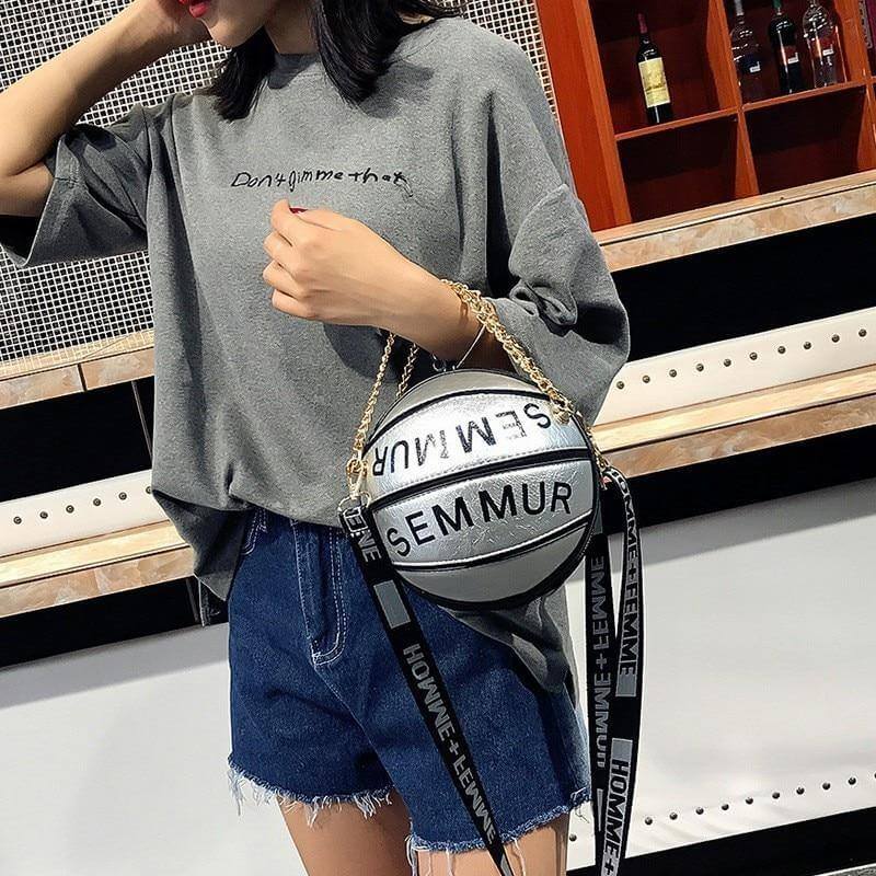 Creative Basketball Shoulder Woman Handbag - MaviGadget