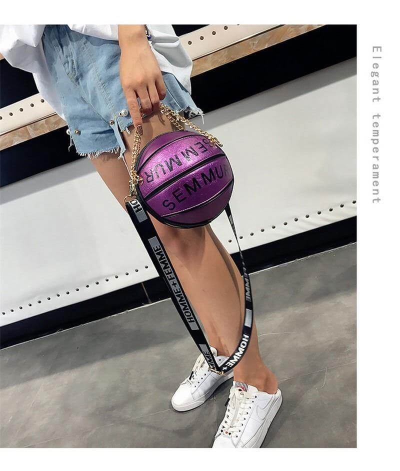 Creative Basketball Shoulder Woman Handbag - MaviGadget