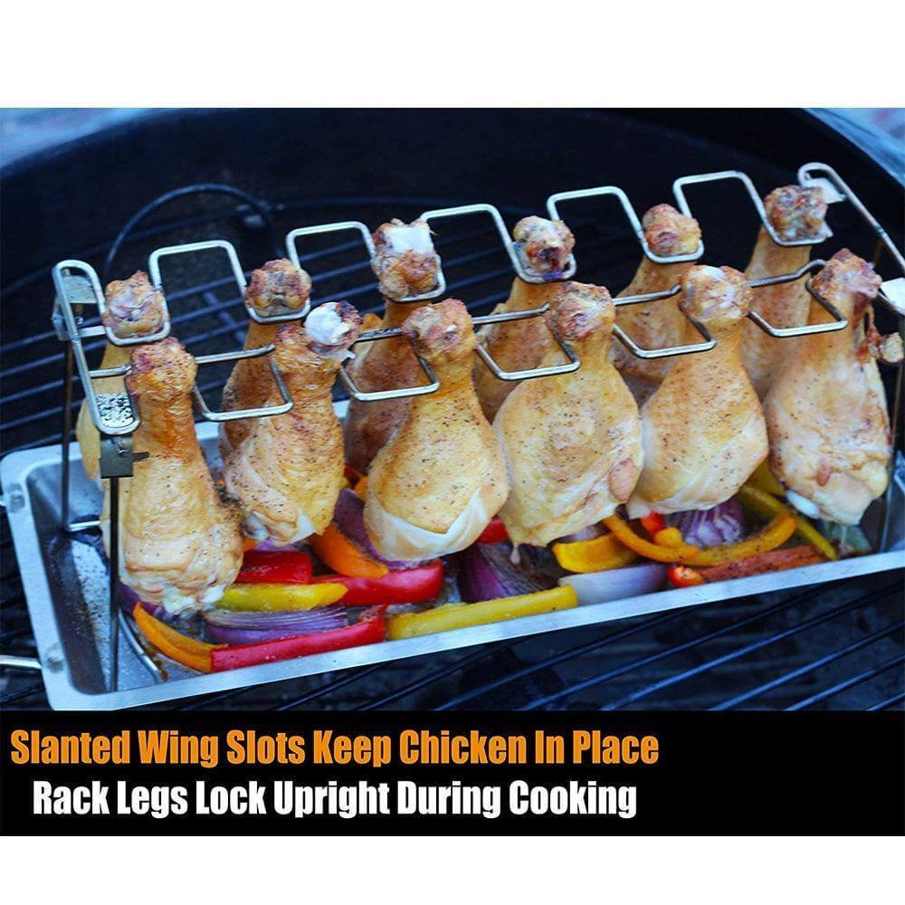 Stainless Steel Chicken Wing Rack - MaviGadget