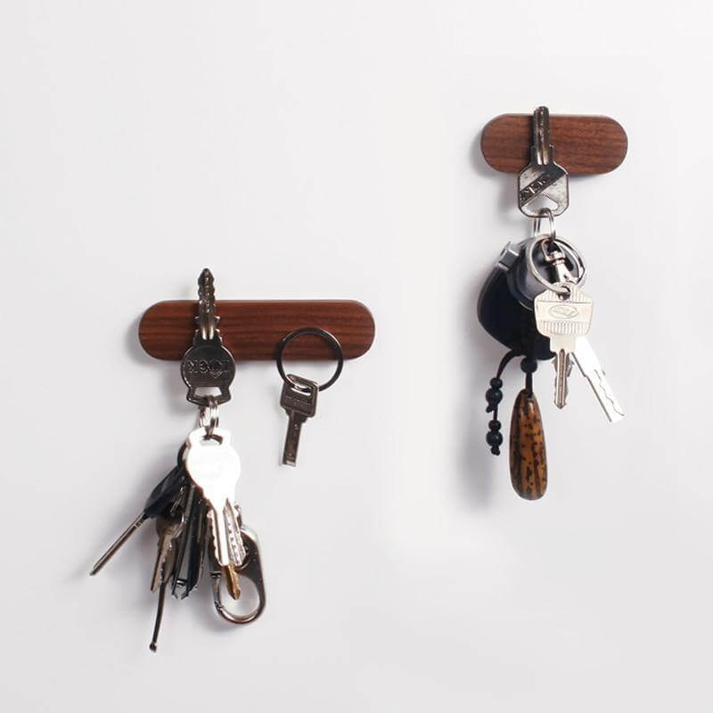 Magnetic Elegant Wood Key Holder - MaviGadget
